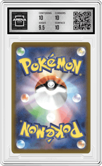 Darkrai VSTAR from the 2022 Pokemon SWSH JPN set graded by Arena Club and given an overall grade of 10.