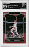 RJ Barrett from the 2023-24 Panini One and One set featuring a Red  parallel graded by Arena Club and given an overall grade of 9.5.