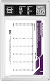 Peja Stojakovic from the 2023-24 Topps Chrome set featuring a Red Geometric parallel graded by Arena Club and given an overall grade of 9.