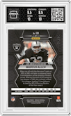 Marcus Allen from the 2023 Panini Mosaic set featuring a Gold Sparkle parallel graded by Arena Club and given an overall grade of 9.