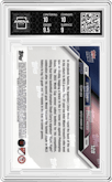 Steph Curry/Lionel Messi from the 2024 Topps Now MLS set graded by Arena Club and given an overall grade of 9.5.