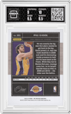 Pau Gasol from the 2023-24 Panini One and One set featuring a Red  parallel graded by Arena Club and given an overall grade of 9.5.