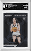 Caitlin Clark from the 2024 Panini Prizm Draft Picks set graded by Arena Club and given an overall grade of 9.5.