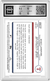 Wyatt Langford from the 2024 Topps Chrome Update set featuring a X-Fractor parallel graded by Arena Club and given an overall grade of 10.
