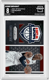 Kobe Bryant from the 2015-16 Panini Prizm  set graded by Arena Club and given an overall grade of 8.