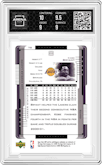 Kobe Bryant from the 2001-02 Upper Deck MVP  set graded by Arena Club and given an overall grade of 9.5.
