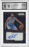 Jamal Murray from the 2016-17 Panini Prizm  set graded by Arena Club and given an overall grade of 10.