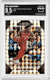 OG Anunoby from the 2017-18 Panini Mosaic Prizm  set graded by Arena Club and given an overall grade of 9.5.
