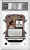 Shaedon Sharpe from the 2022-23 Panini Prizm  set featuring a Pink Ice parallel graded by Arena Club and given an overall grade of 10.