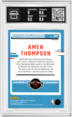 Amen Thompson from the 2023-24 Donruss Optic set featuring a Jazz parallel graded by Arena Club and given an overall grade of 9.5.