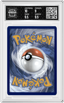 Iono's Bellibolt ex from the 2025 Pokemon SV set graded by Arena Club and given an overall grade of 9.5.