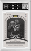 Caris LeVert from the 2017-18 Panini Cornerstones set featuring a Silver parallel graded by Arena Club and given an overall grade of 9.