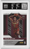 Collin Sexton from the 2018-19 Panini Prizm set graded by Arena Club and given an overall grade of 9.5.