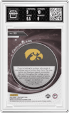 Caitlin Clark from the 2024 Panini Prizm Draft Picks set graded by Arena Club and given an overall grade of 9.5.
