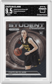 Caitlin Clark from the 2024 Panini Prizm Draft Picks set graded by Arena Club and given an overall grade of 9.5.