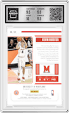 Kevin Huerter from the 2018-19 Panini Contenders Draft Picks set featuring a Ticket Draft parallel graded by Arena Club and given an overall grade of 10.