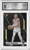 Victor Wembanyama from the 2023-24 Panini Phoenix set graded by Arena Club and given an overall grade of 10.