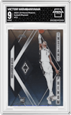 Victor Wembanyama from the 2023-24 Panini Phoenix set graded by Arena Club and given an overall grade of 9.