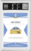 Jamal Murray from the 2016-17 Panini Studio set graded by Arena Club and given an overall grade of 9.5.