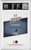 Ja Morant from the 2023 Panini The National VIP set featuring a Gold parallel graded by Arena Club and given an overall grade of 9.5.