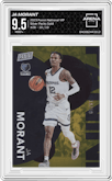 Ja Morant from the 2023 Panini The National VIP set featuring a Gold parallel graded by Arena Club and given an overall grade of 9.5.
