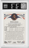 Gerald Wallace  from the 2004-05 Topps Chrome set featuring a Gold Refractor parallel graded by Arena Club and given an overall grade of 9.