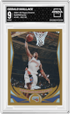 Gerald Wallace  from the 2004-05 Topps Chrome set featuring a Gold Refractor parallel graded by Arena Club and given an overall grade of 9.