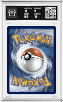 Steelix from the 2023 Pokemon SV set graded by Arena Club and given an overall grade of 9.5.