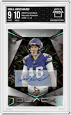 Will Reichard from the 2024 Panini Black set featuring a Platinum parallel graded by Arena Club and given an overall grade of 9.