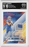 Sam LaPorta from the 2024 Donruss set graded by Arena Club and given an overall grade of 9.