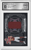 Jayden Daniels from the 2024 Panini Obsidian set graded by Arena Club and given an overall grade of 10.