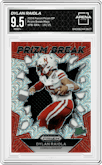 Dylan Raiola from the 2024 Panini Prizm Draft Picks set featuring a Mojo parallel graded by Arena Club and given an overall grade of 9.5.