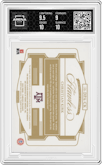 Christian Kirk from the 2023 Panini Flawless Collegiate set featuring a Sapphire parallel graded by Arena Club and given an overall grade of 9.5.