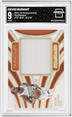 Kevin Durant from the 2023-24 Panini Immaculate Collection set graded by Arena Club and given an overall grade of 9.