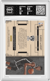 Caris LeVert from the 2016-17 Panini Gold Standard set graded by Arena Club and given an overall grade of 9.