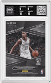 Caris LeVert from the 2016-17 Panini Spectra set graded by Arena Club and given an overall grade of 9.5.