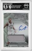 Caris LeVert from the 2016-17 Panini Spectra set graded by Arena Club and given an overall grade of 9.5.