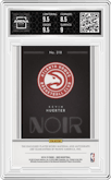 Kevin Huerter from the 2018-19 Panini Noir set graded by Arena Club and given an overall grade of 9.