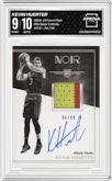 Kevin Huerter from the 2018-19 Panini Noir set graded by Arena Club and given an overall grade of 9.