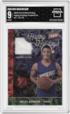 Devin Booker from the 2016 Panini Black Friday set featuring a Cracked Ice parallel graded by Arena Club and given an overall grade of 9.