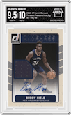 Buddy Hield from the 2016-17 Panini Donruss  set graded by Arena Club and given an overall grade of 9.5.