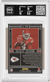 Rashee Rice from the 2023 Panini One set featuring a Blue parallel graded by Arena Club and given an overall grade of 9.5.