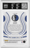Jaden Hardy from the 2023-24 Panini Immaculate Collection set graded by Arena Club and given an overall grade of 9.