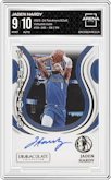 Jaden Hardy from the 2023-24 Panini Immaculate Collection set graded by Arena Club and given an overall grade of 9.