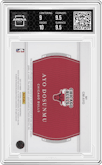Ayo Dosunmu from the 2021-22 Panini National Treasures set featuring a Prime parallel graded by Arena Club and given an overall grade of 9.5.