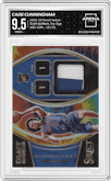 Cade Cunningham from the 2021-22 Panini Select set featuring a Tie-Dye parallel graded by Arena Club and given an overall grade of 9.5.