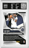 Naz Reid from the 2024-25 Panini Prizm set featuring a Snakeskin parallel graded by Arena Club and given an overall grade of 9.
