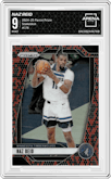 Naz Reid from the 2024-25 Panini Prizm set featuring a Snakeskin parallel graded by Arena Club and given an overall grade of 9.