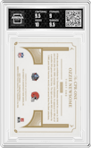 Ozzie Newsome  from the 2021 Panini Flawless set featuring a Silver parallel graded by Arena Club and given an overall grade of 9.5.