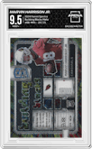 Marvin Harrison Jr. from the 2024 Panini Spectra set featuring a Meta parallel graded by Arena Club and given an overall grade of 9.5.